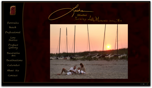 Lesha Studios website.3